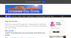 Desktop Screenshot of lanzarotegayguide.com