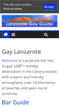 Mobile Screenshot of lanzarotegayguide.com