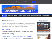 Tablet Screenshot of lanzarotegayguide.com